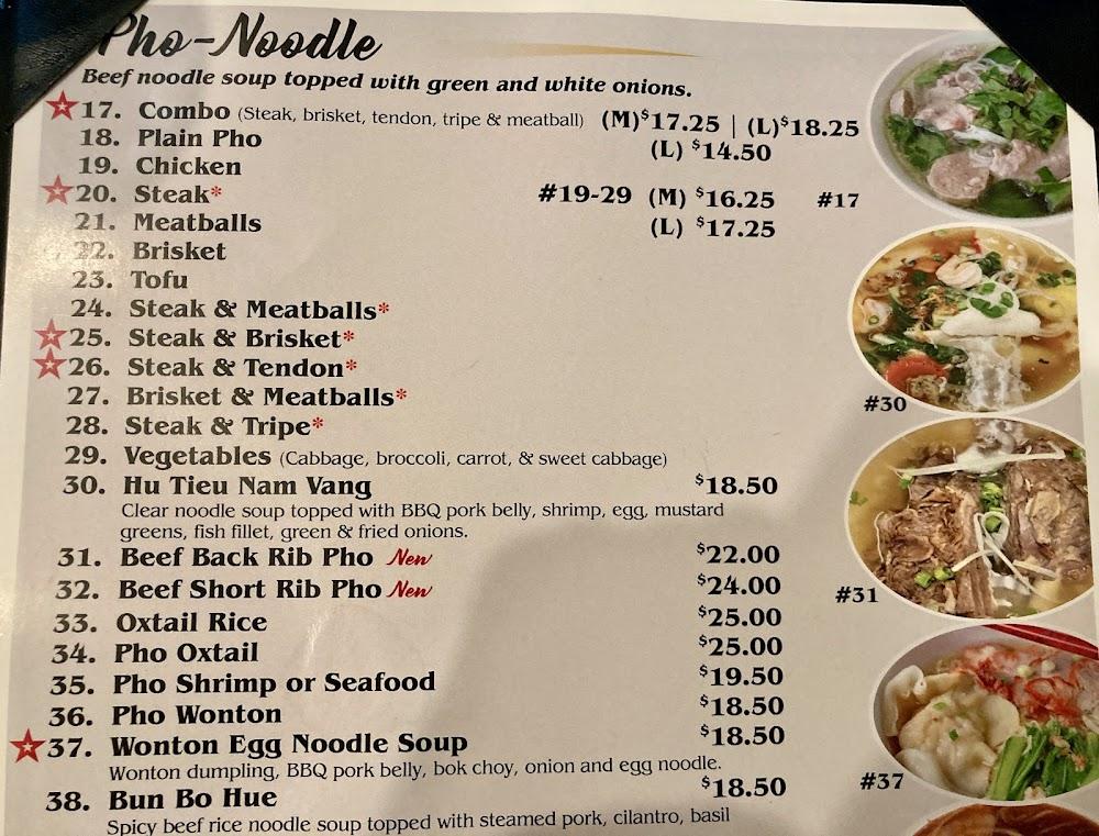 Pho Bistro & Niu Baguette LLC Menu image 4